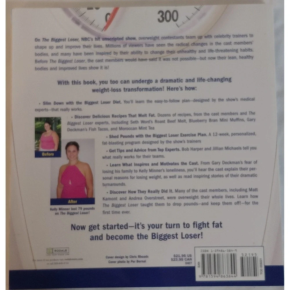 The Biggest Loser Book Lot Fitness Program & Weight Loss Program Paperback